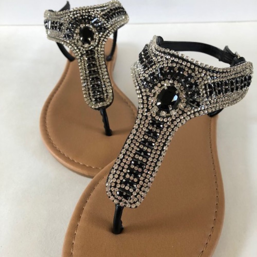 ARCHER - Rhinestone embellished sandal